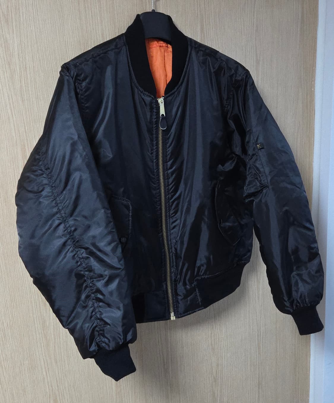 (착샷) 로스코 ma-1 블랙 상품이미지2