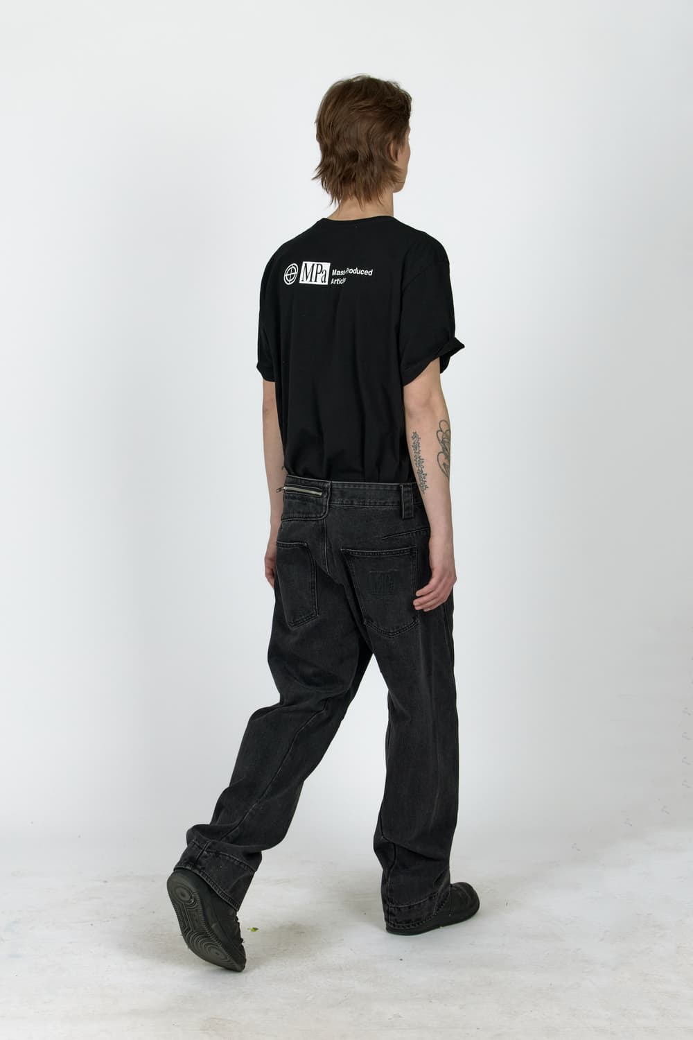 MPa DRIFT DENIM PANTS (BLACK) 상품이미지1