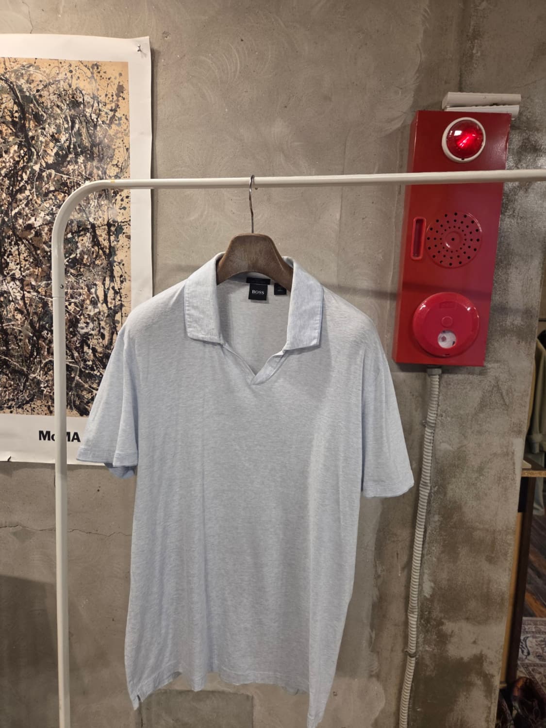 휴고보스 오픈칼라넥 티셔츠  상품이미지6