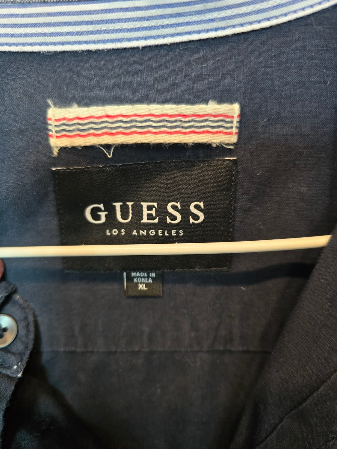 게스 스트라이프 남방 상품이미지2