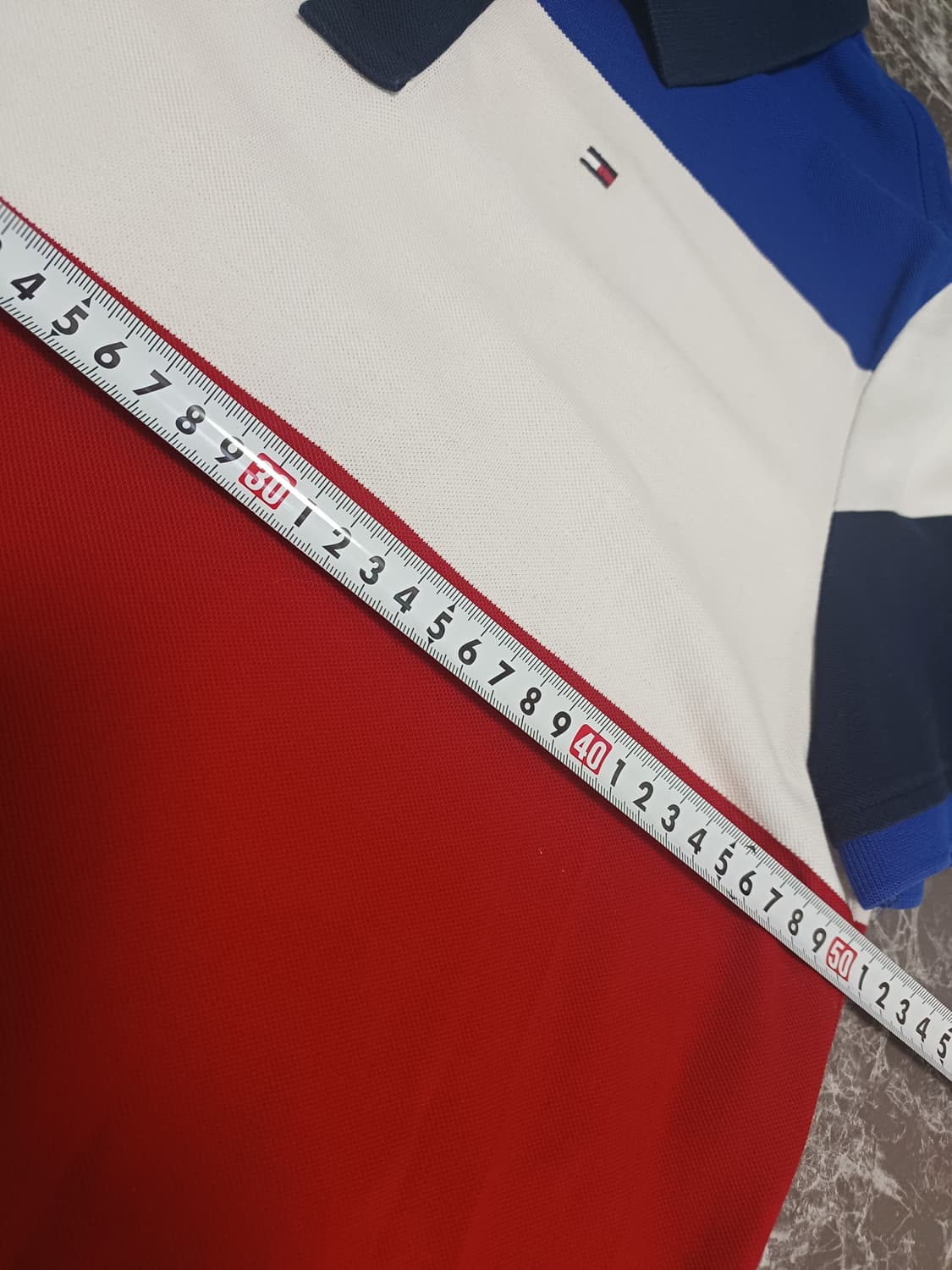 타미힐피거 컬러블록 반팔 카라티 M 상품이미지9