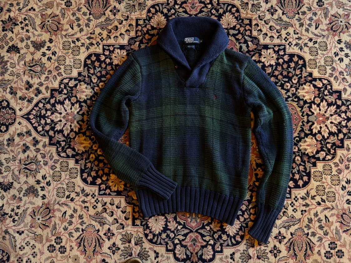 폴로 랄프로렌 숄칼라 니트 100 상품이미지2