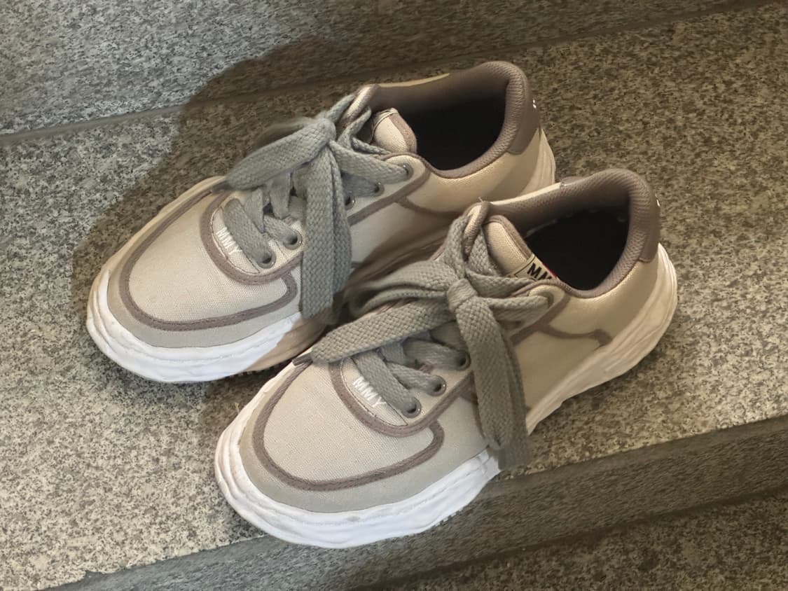 미하라 야스히로 웨인 캔버스 그레이 43사이즈 스니커즈 상품이미지2