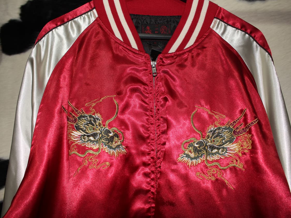 一心如鏡 Oriental Dragon Embroidery Sukajan  상품이미지3