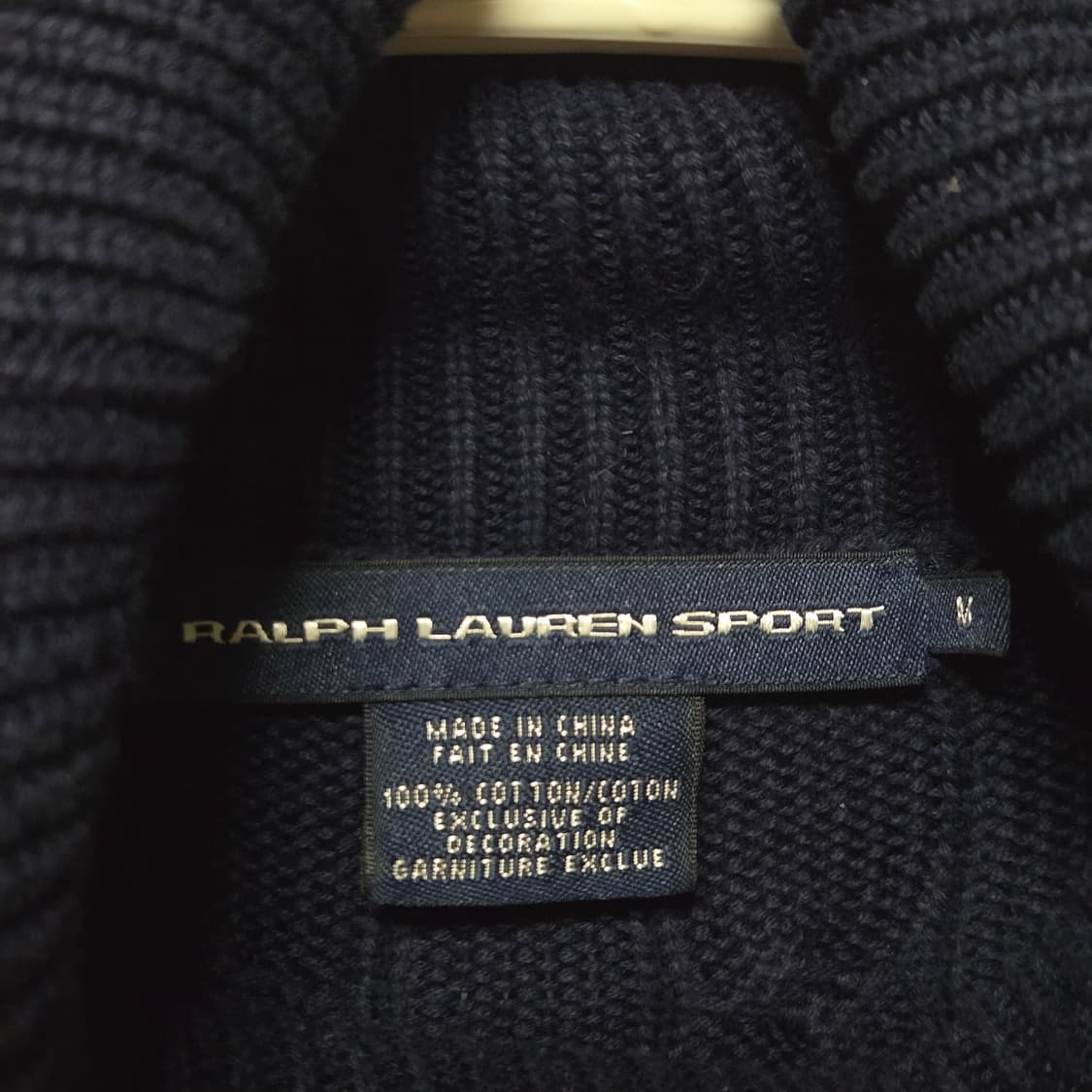 폴로랄프로렌 스포츠 코튼 폴라 롱 니트 / 여성 니트 상품이미지5