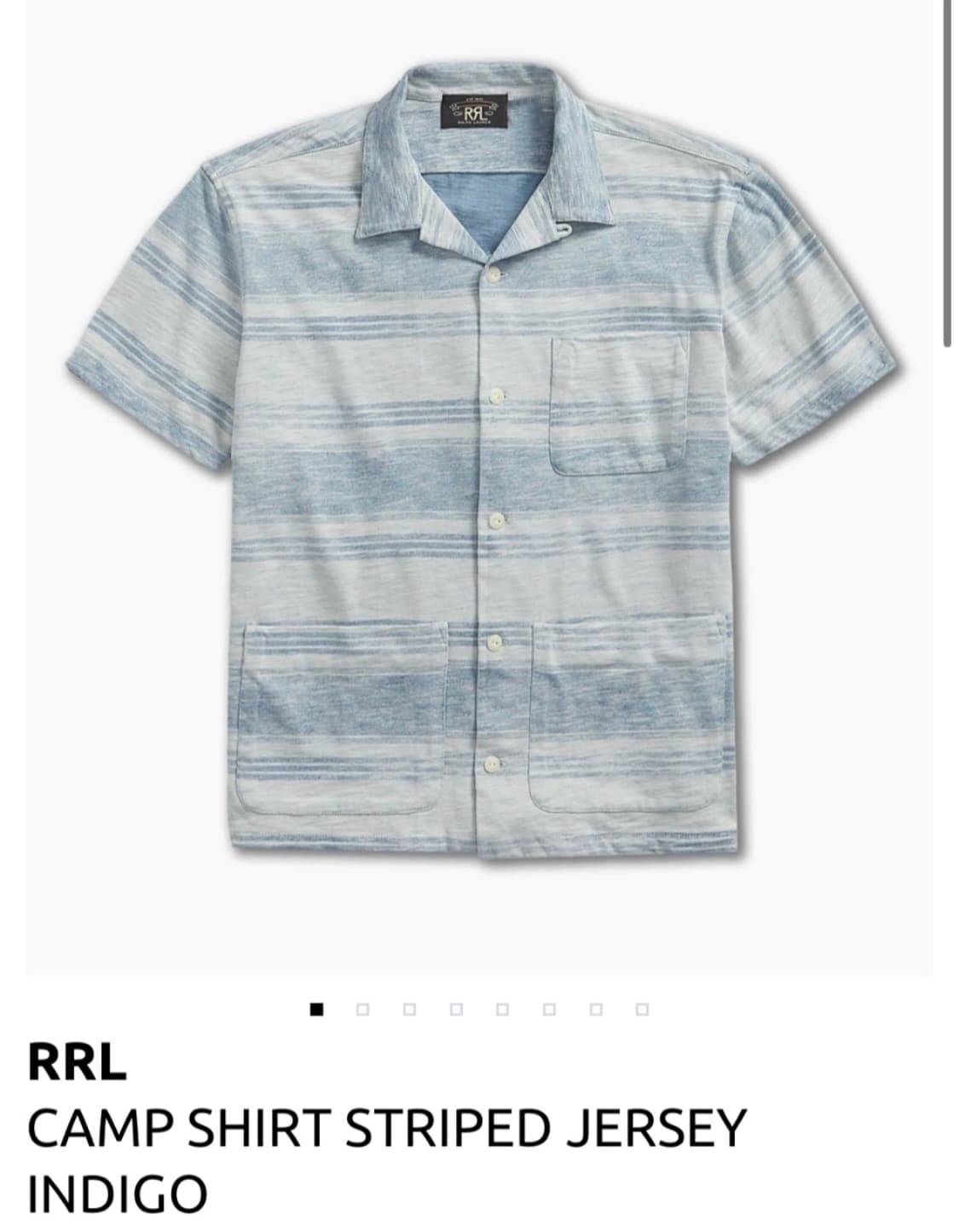 RRL 인디고 캠프셔츠 상품이미지2
