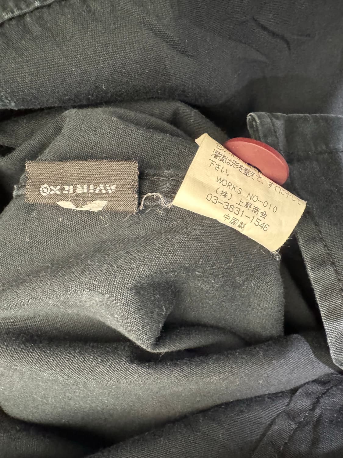 M)AVIREX 빈티지 패치 반팔셔츠 상품이미지6