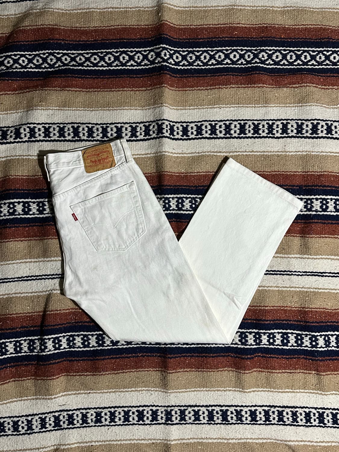 [리바이스] •Levi’s 501 White Denim 상품이미지1