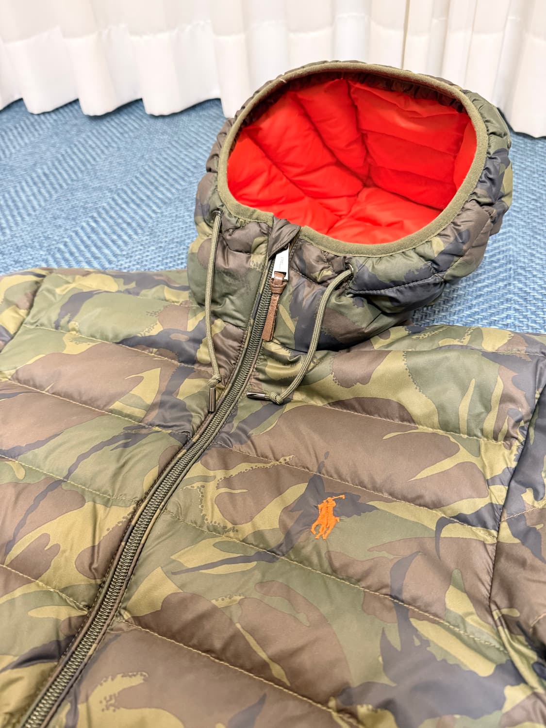 폴로 랄프로렌 카모 경량패딩 패커블 점퍼 덕다운 경량 상품이미지2