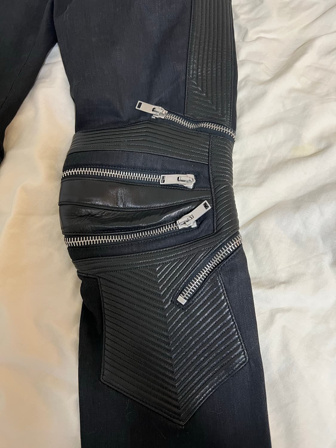 [30] 생로랑 레더패널 진 상품이미지2