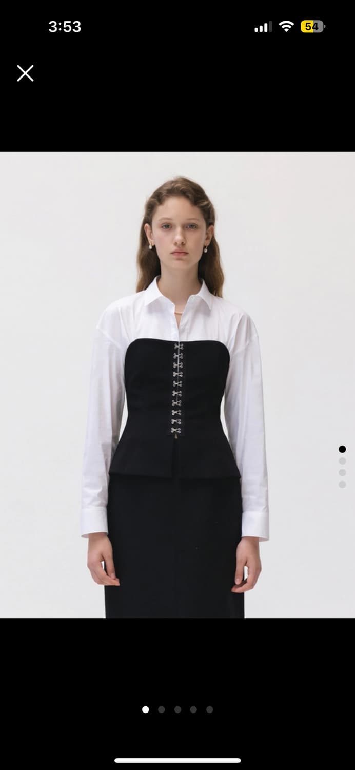 코르셋 블라우스 상품이미지1