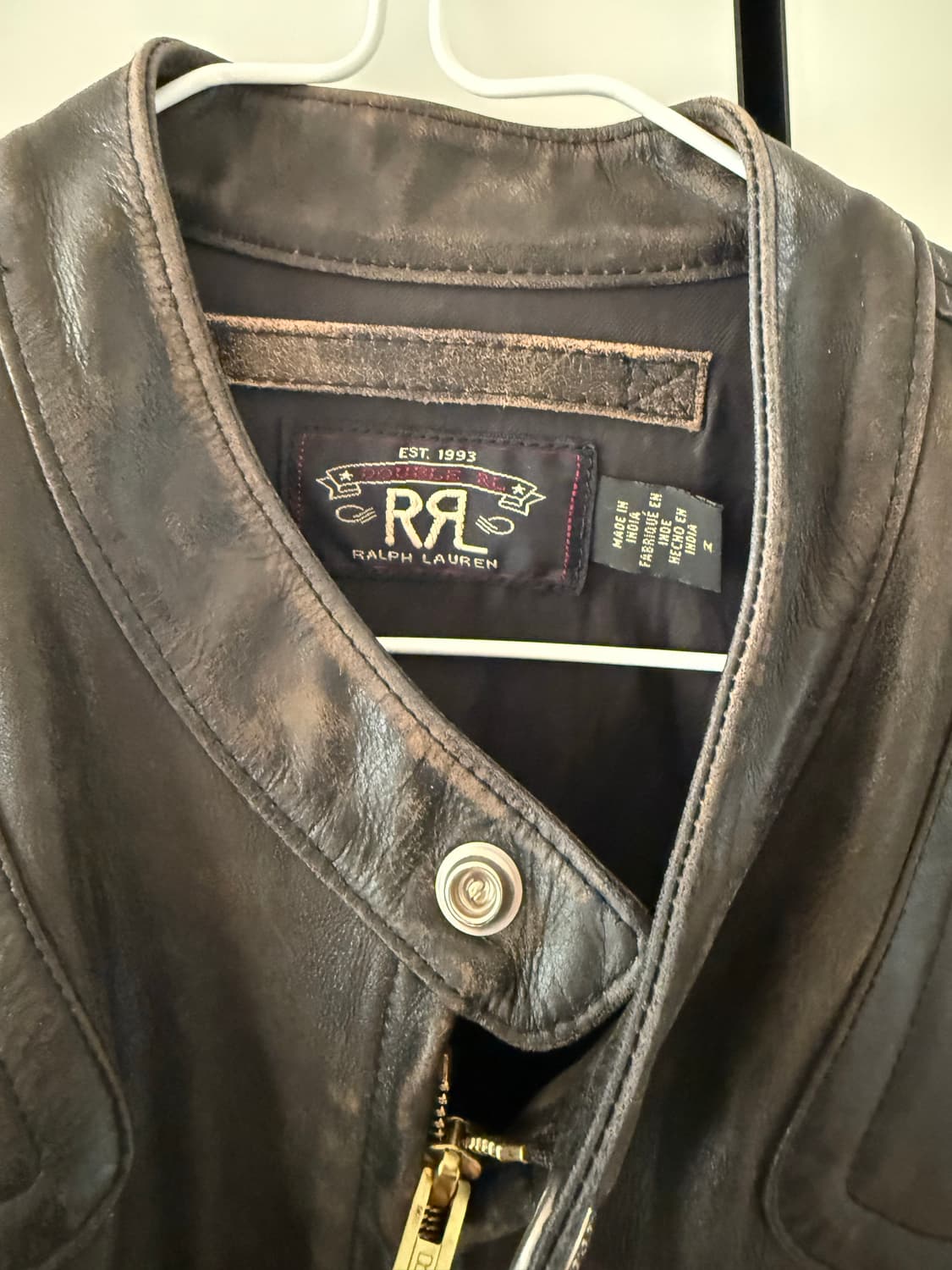 RRL 모토자켓 레더 M사이즈 상품이미지4