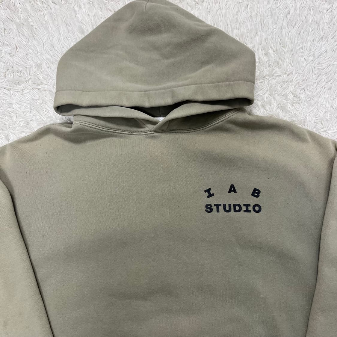 IAB Studio olive green hoodie 상품이미지6