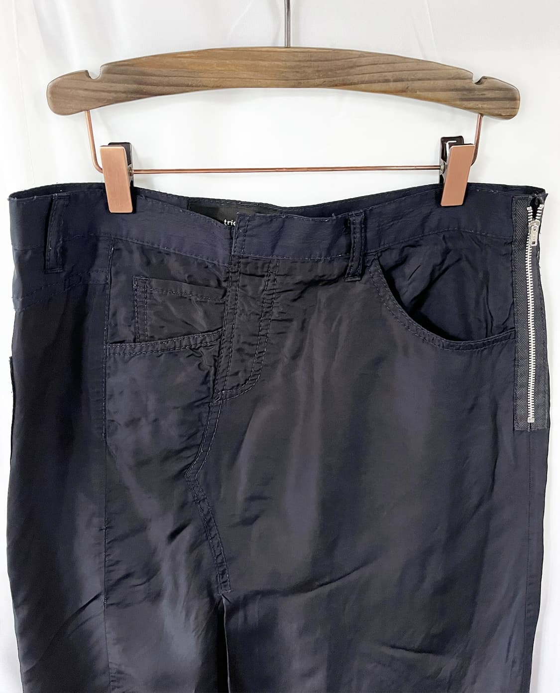 COMME DES GARCONS draped skirt navy 상품이미지4