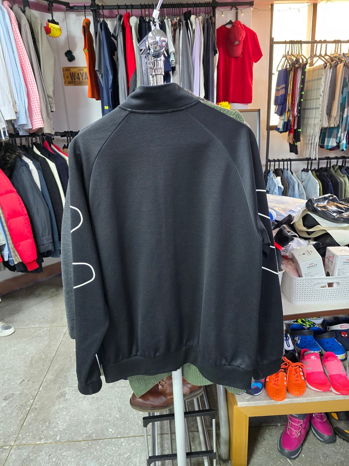 아디다스 블랙 삼선 트랙탑 (1414) 상품이미지2