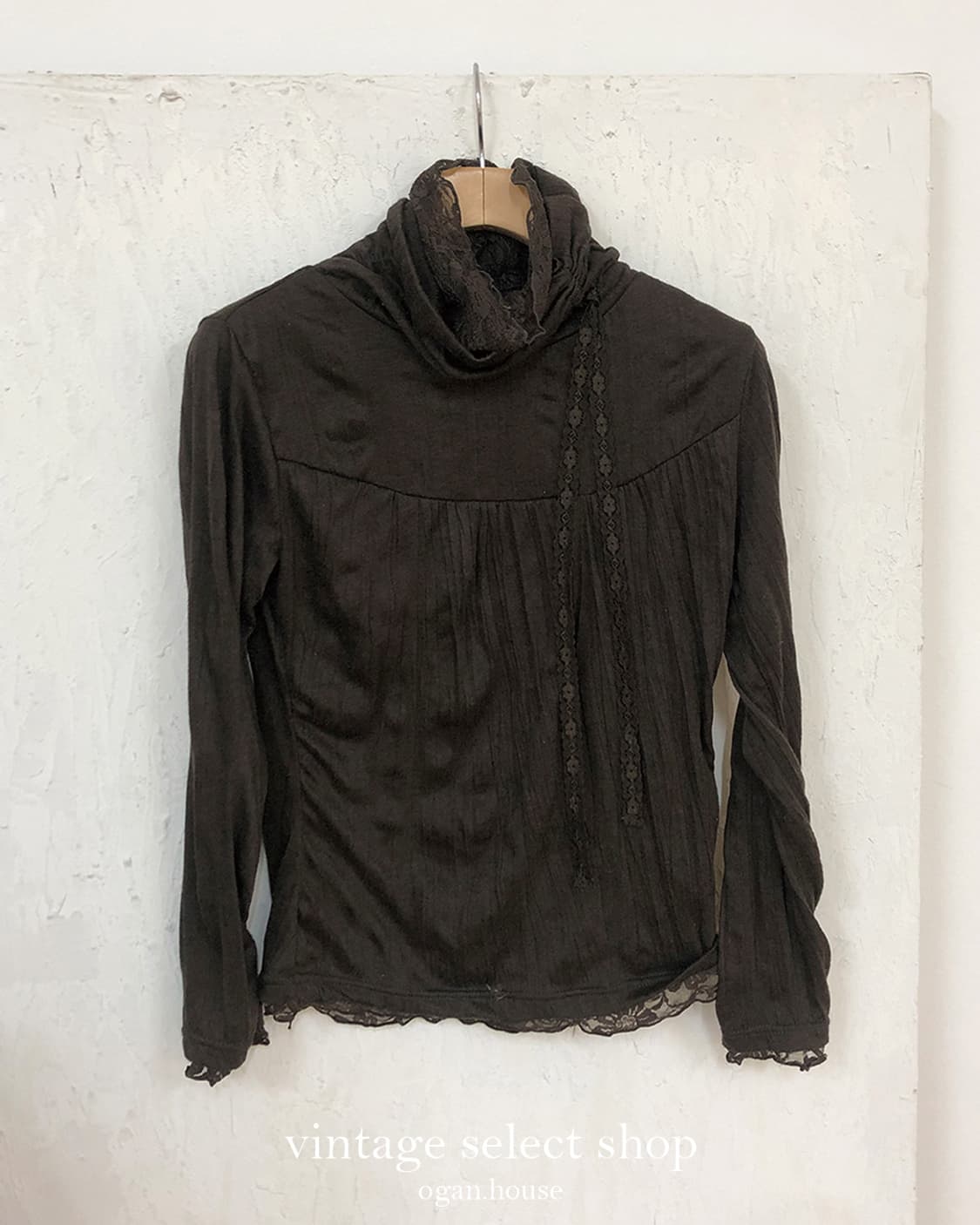 vintage lace scarf top 상품이미지1