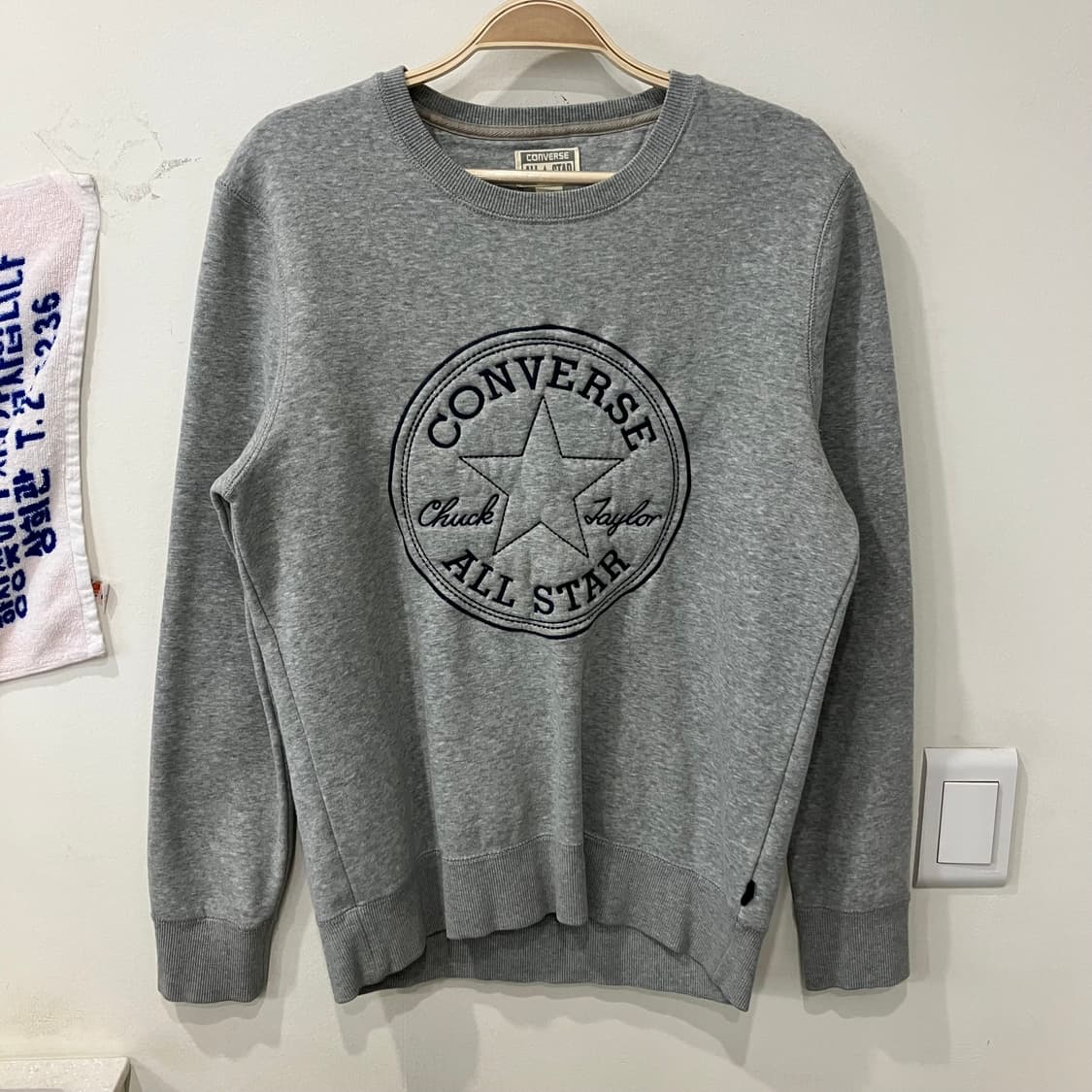 361 컨버스 로고 맨투맨 상품이미지1