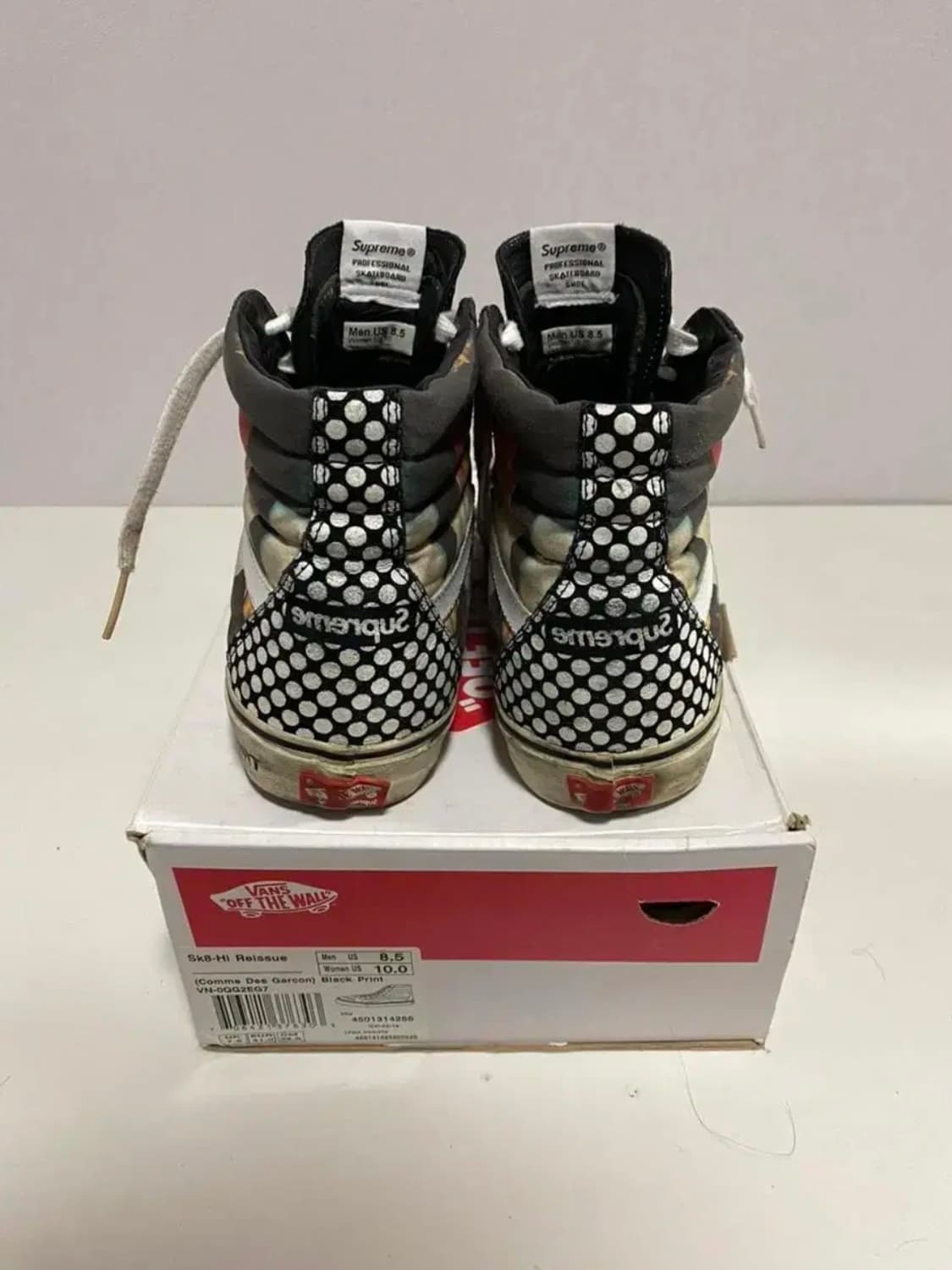 [265] 14SS 슈프림 Supreme 꼼데가르송 반스 Sk8-Hi 상품이미지5