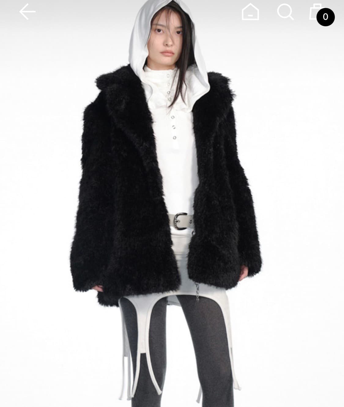 세릭 빅 카라 퍼 자켓 BIG COLLAR FUR JACKET 상품이미지1