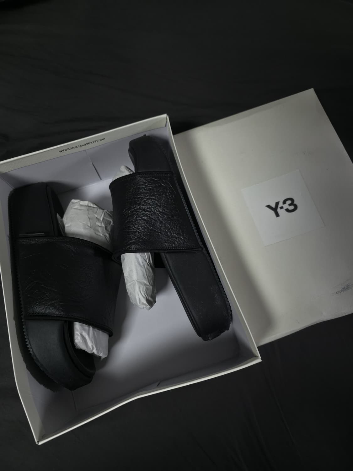 Y-3 슬라이드 블랙 43 (275) 상품이미지3