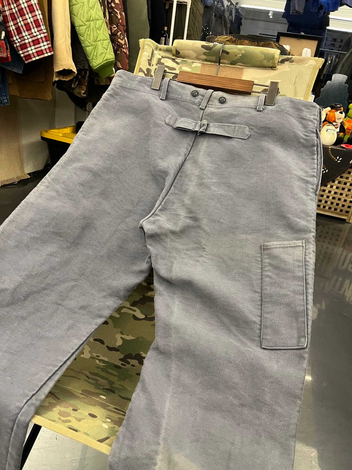 SUN FADED VINTAGE MOLESKIN 그레이몰스킨워크팬츠 상품이미지9