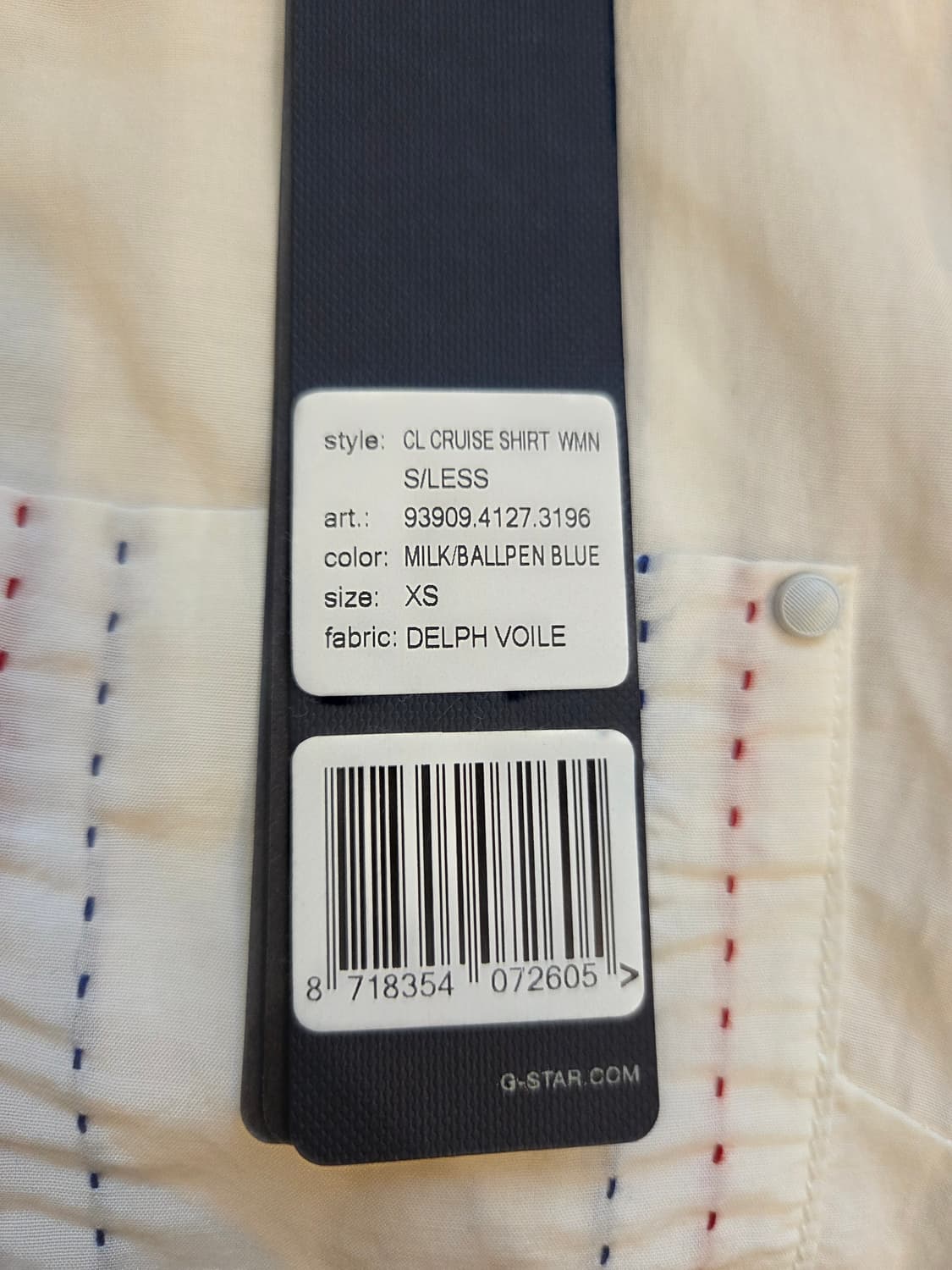G-STAR RAW 화이트 집업 여성 조끼(XS) 상품이미지7