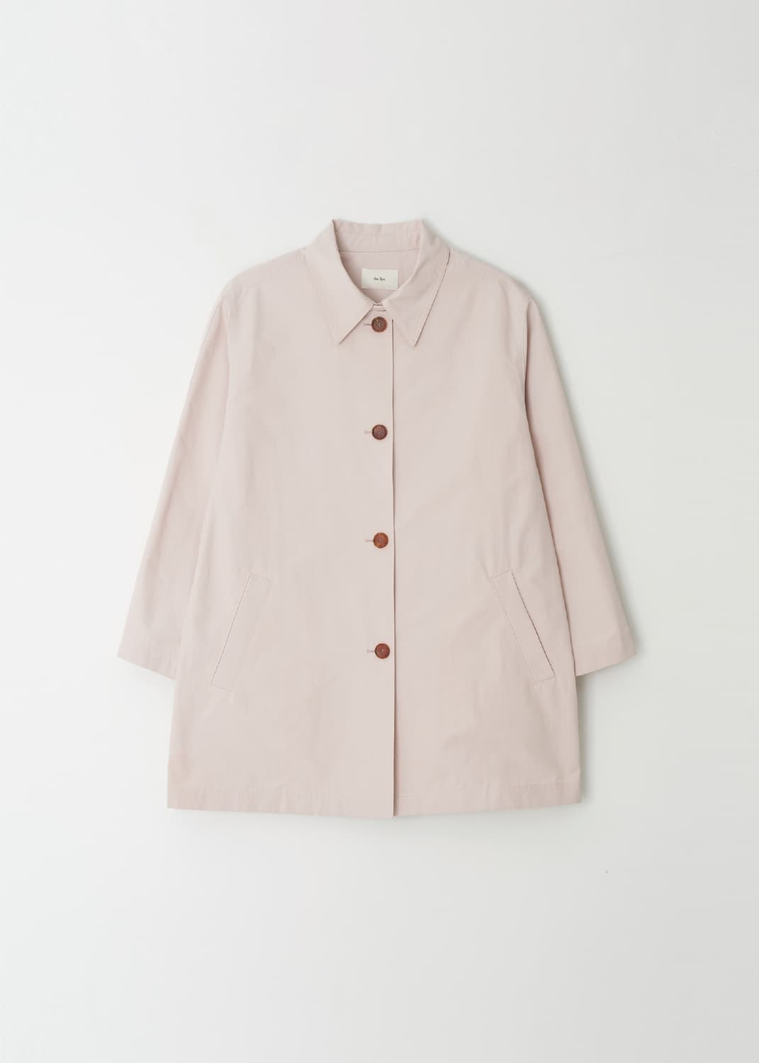 더라이 트렌치코트! 낫띵리튼 에토스 프라다 킨더살몬 파사드패턴 아모멘토 상품이미지1