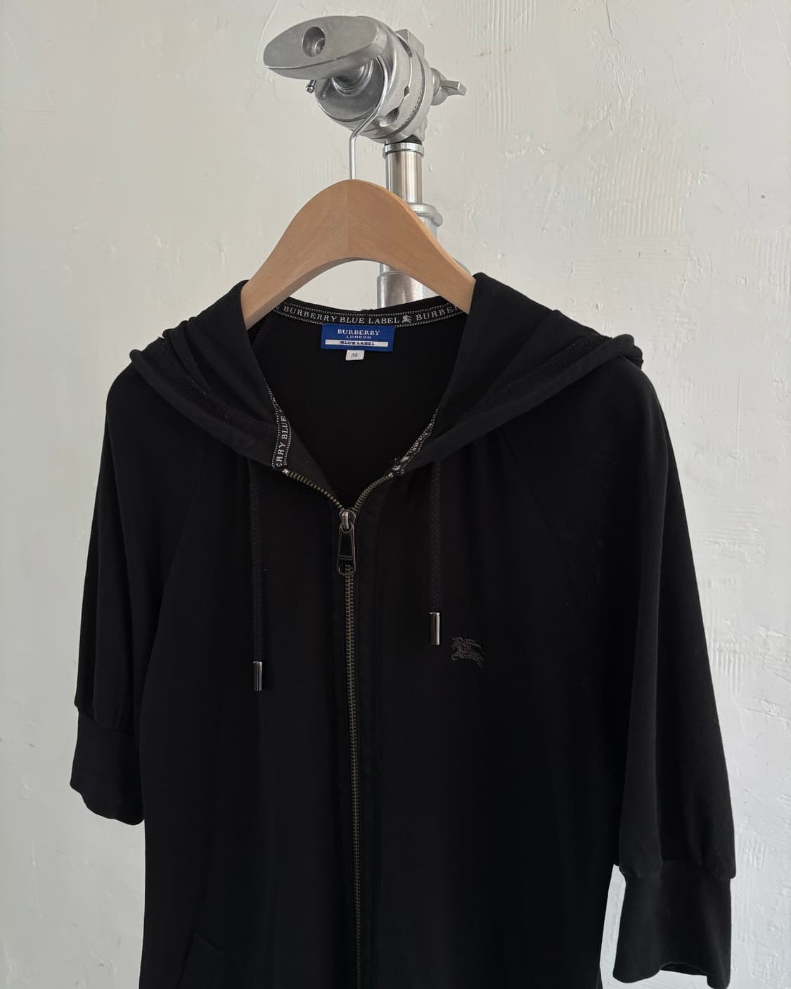 Burberry 버버리 블루라벨 블랙 후드 집업 원피스 상품이미지2