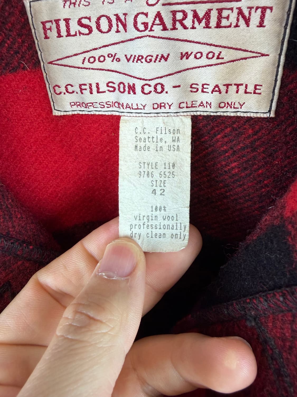 [Filson]필슨 매키노 크루저 알래스카 핏 USA 42(XL size 상품이미지3