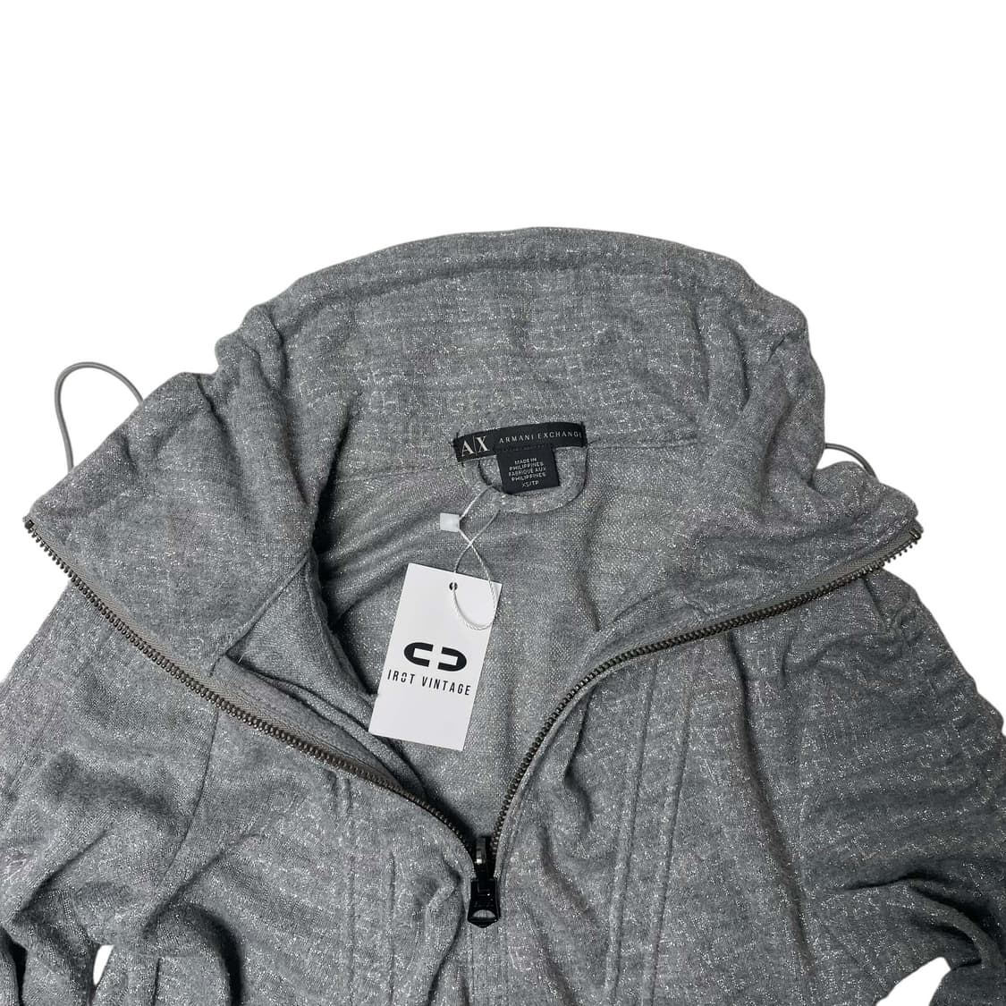 Armani exchange 글리터 레터링 셔링 집업 자켓 상품이미지8