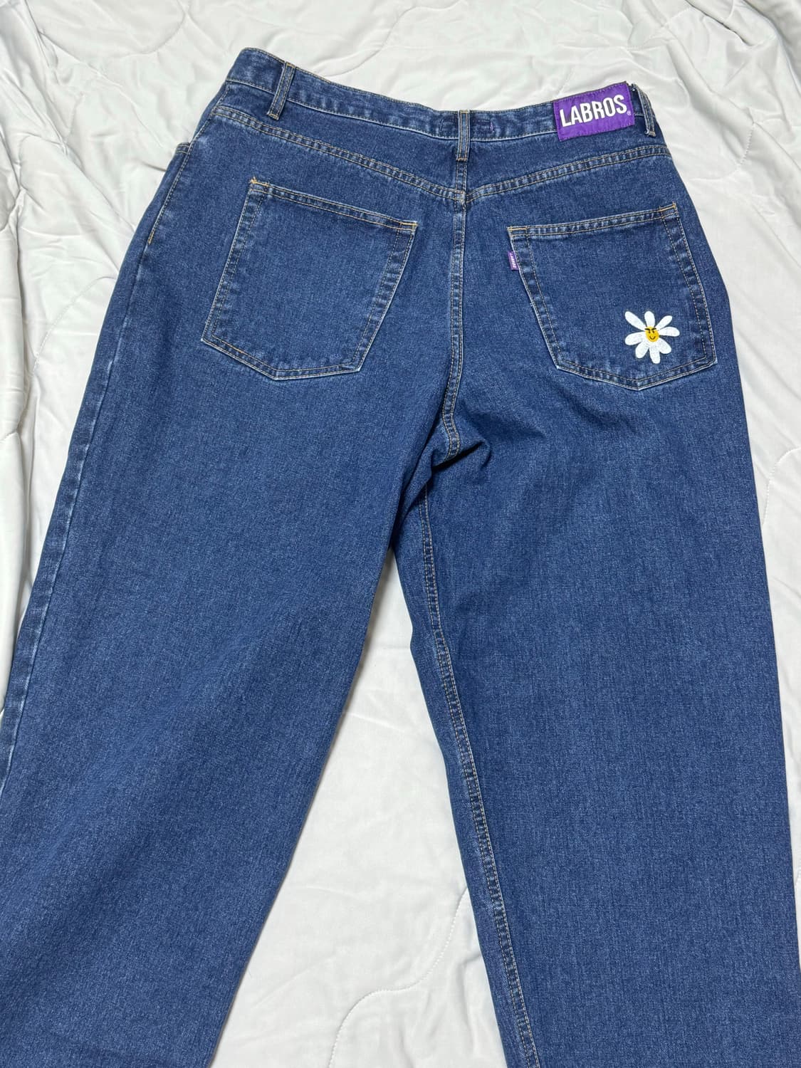 (M)라브로스 Smart Daisy Baggy Jeans 상품이미지3