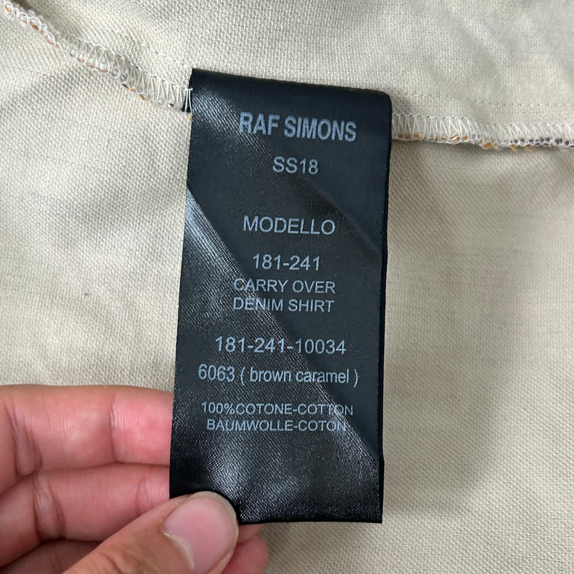 [100-105] 라프시몬스 18ss 셔츠 상품이미지5