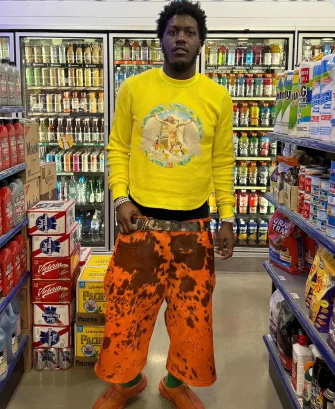 ENDLESS DENIM FAITH YELLOW THERMAL 상품이미지1