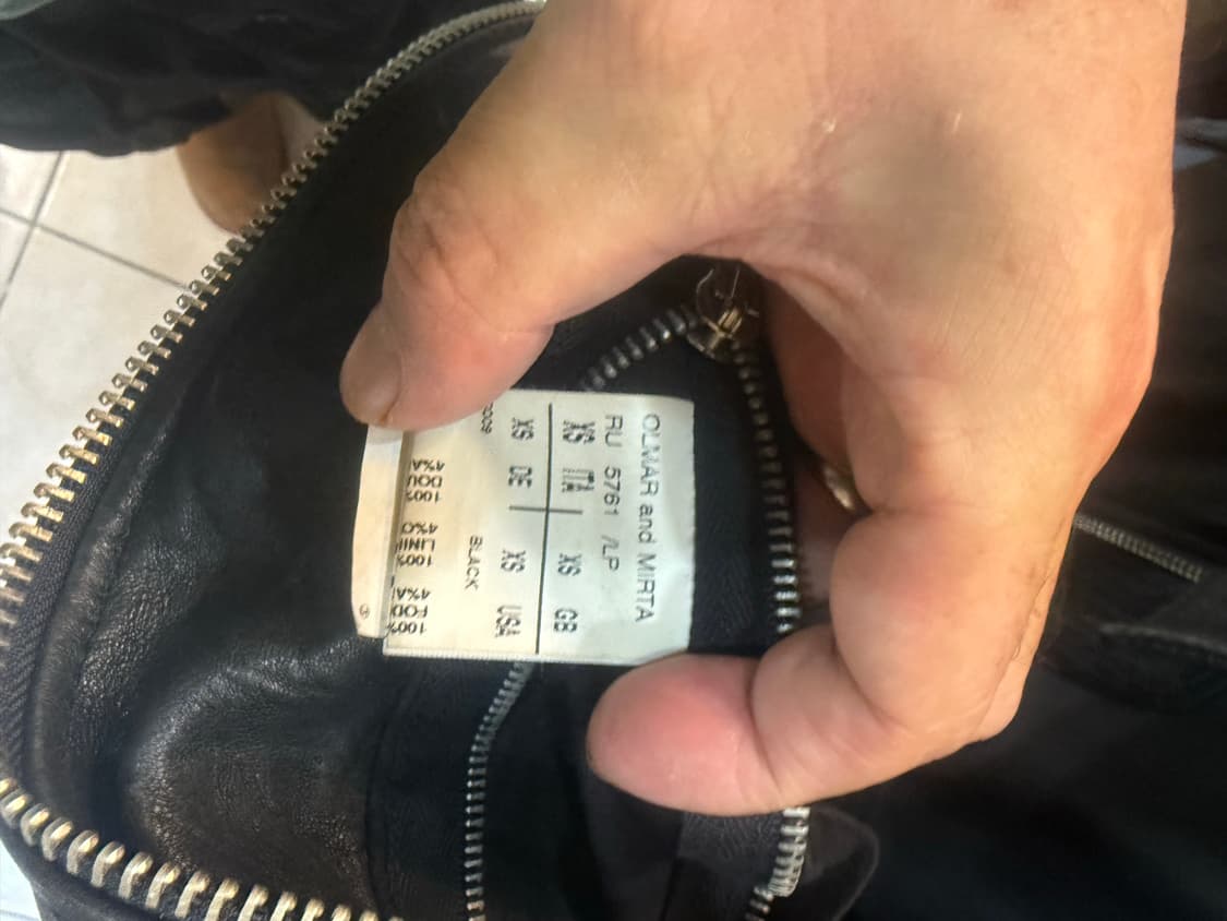 95-100 정품 릭오웬스 아카이브 가죽자켓 팝니다 상품이미지3