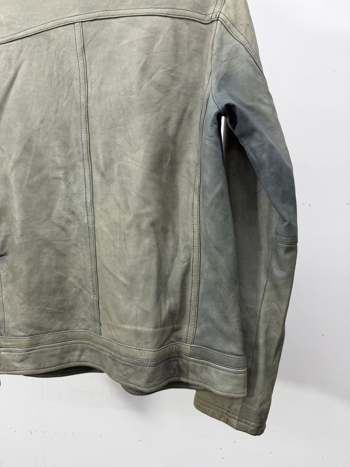 HARE hard faded lambskin biker jk 상품이미지6