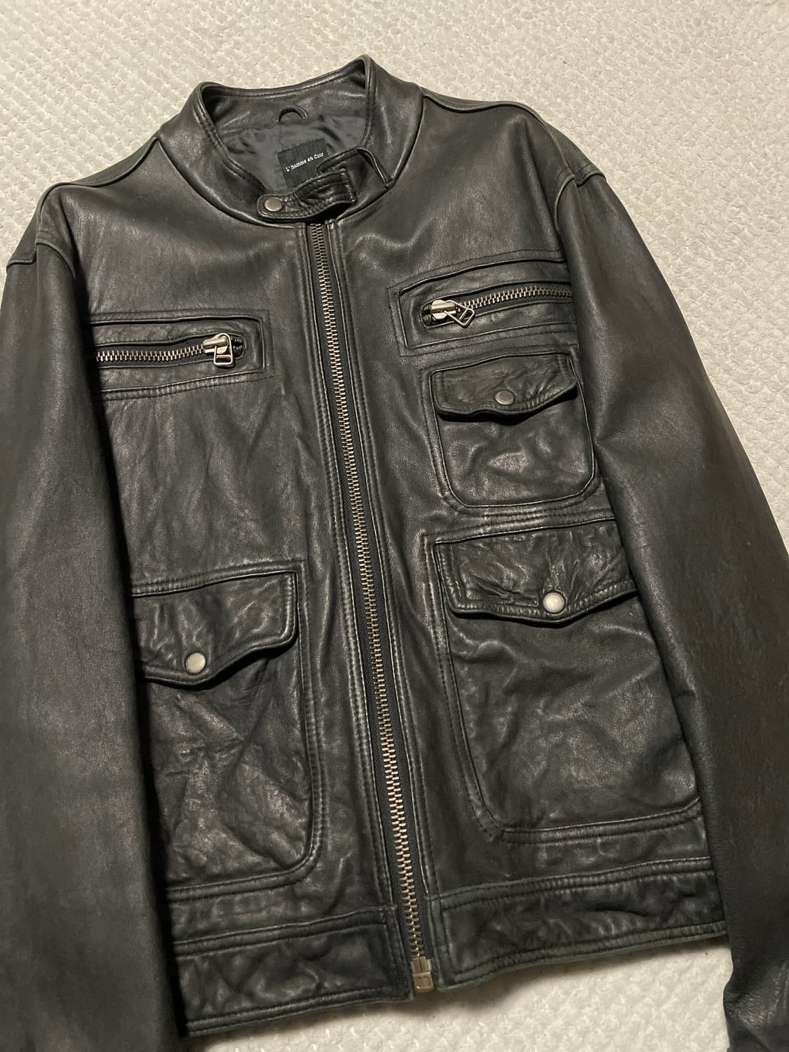 [52] L'homme en cuir 웨스턴 무드 소가죽 포켓 레더 상품이미지8