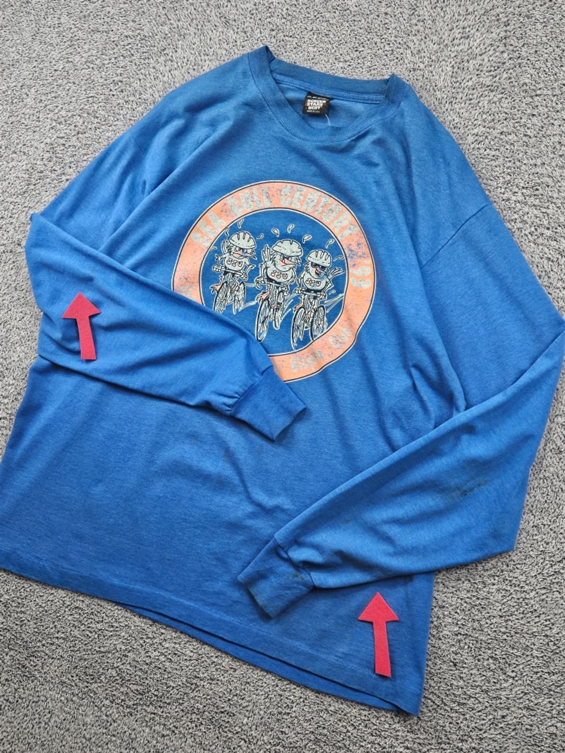 93's USA 스크린스타즈베스트 싱글스티치 롱슬리브 (XL)/11656 상품이미지4