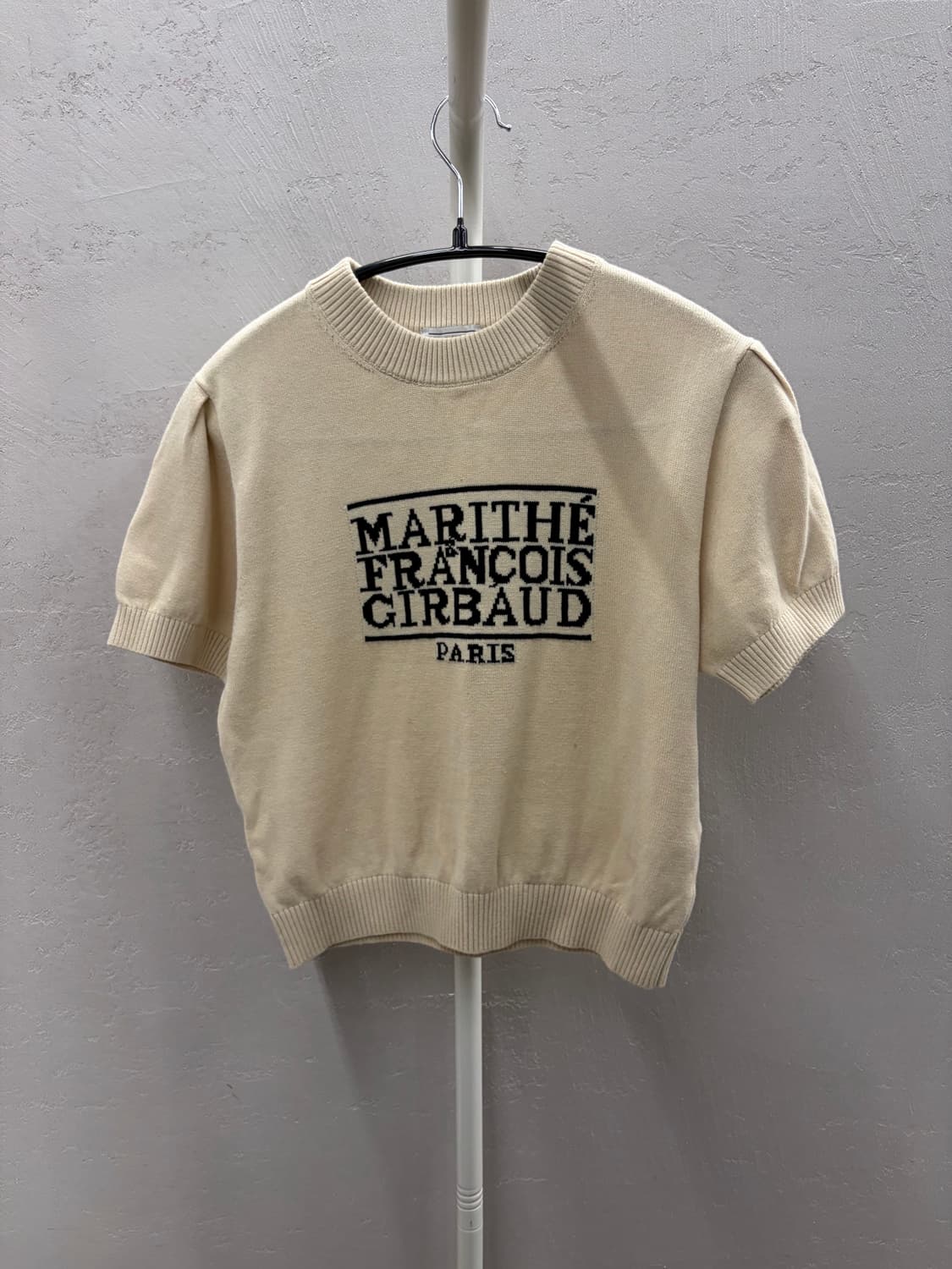 마리떼 프랑소와 저버 클래식 로고 하프 니트 아이보리 1 사이즈 상품이미지2