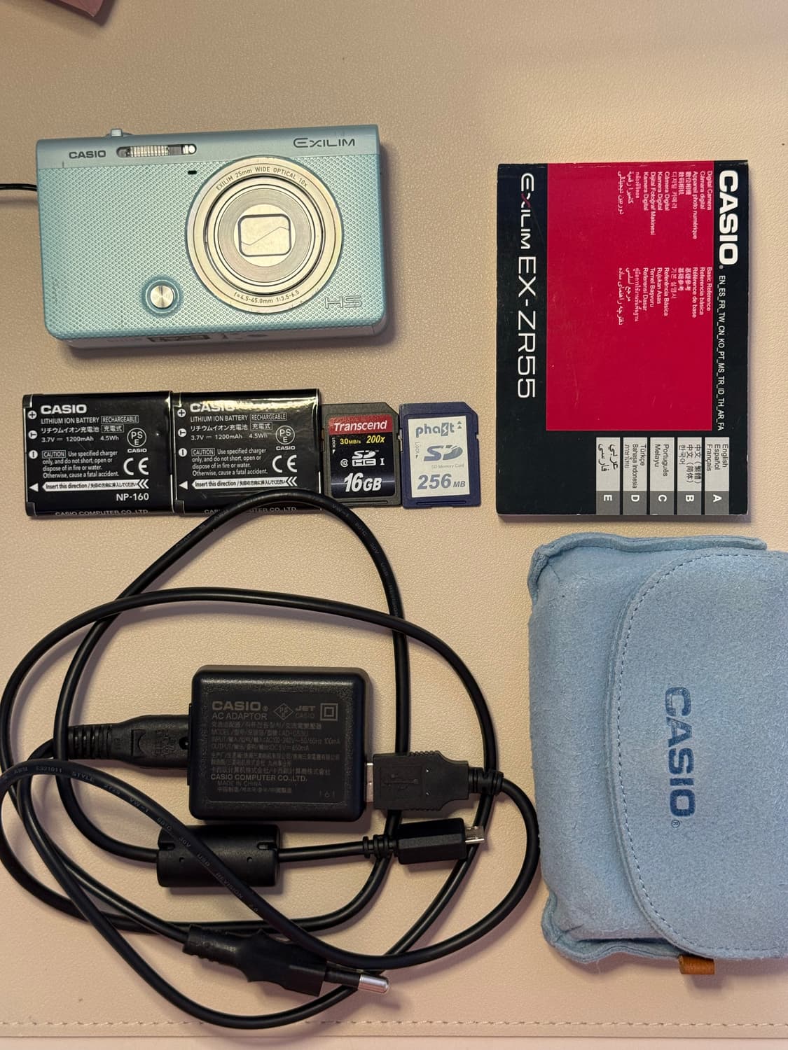 카시오 엑슬림 zr55 민트 /  casio exlim ex-zr55 상품이미지6