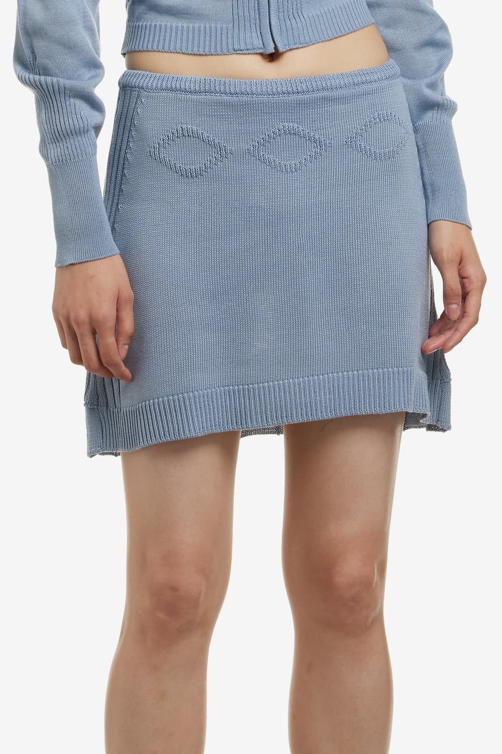 미스치프 RHOMBUS KNIT SKIRT 상품이미지1
