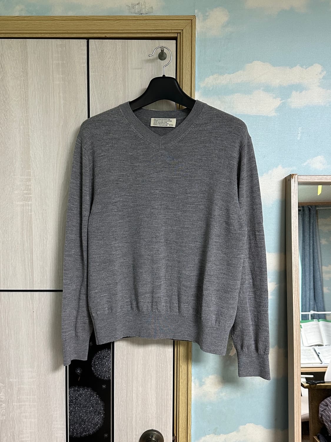 (1) 다이브인 LOOSED FINE WOOL V-NECK KNIT 상품이미지3