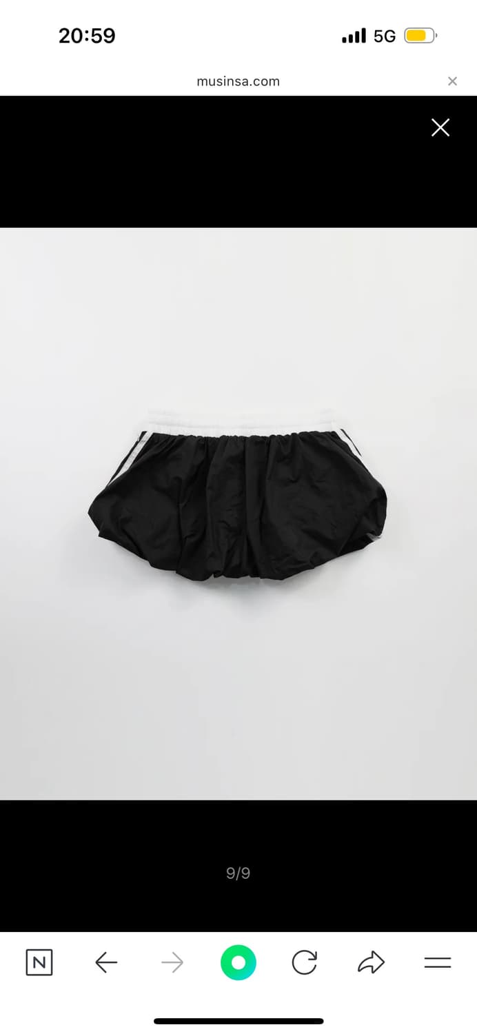 배드블러드 미니 벌룬스커트 상품이미지4