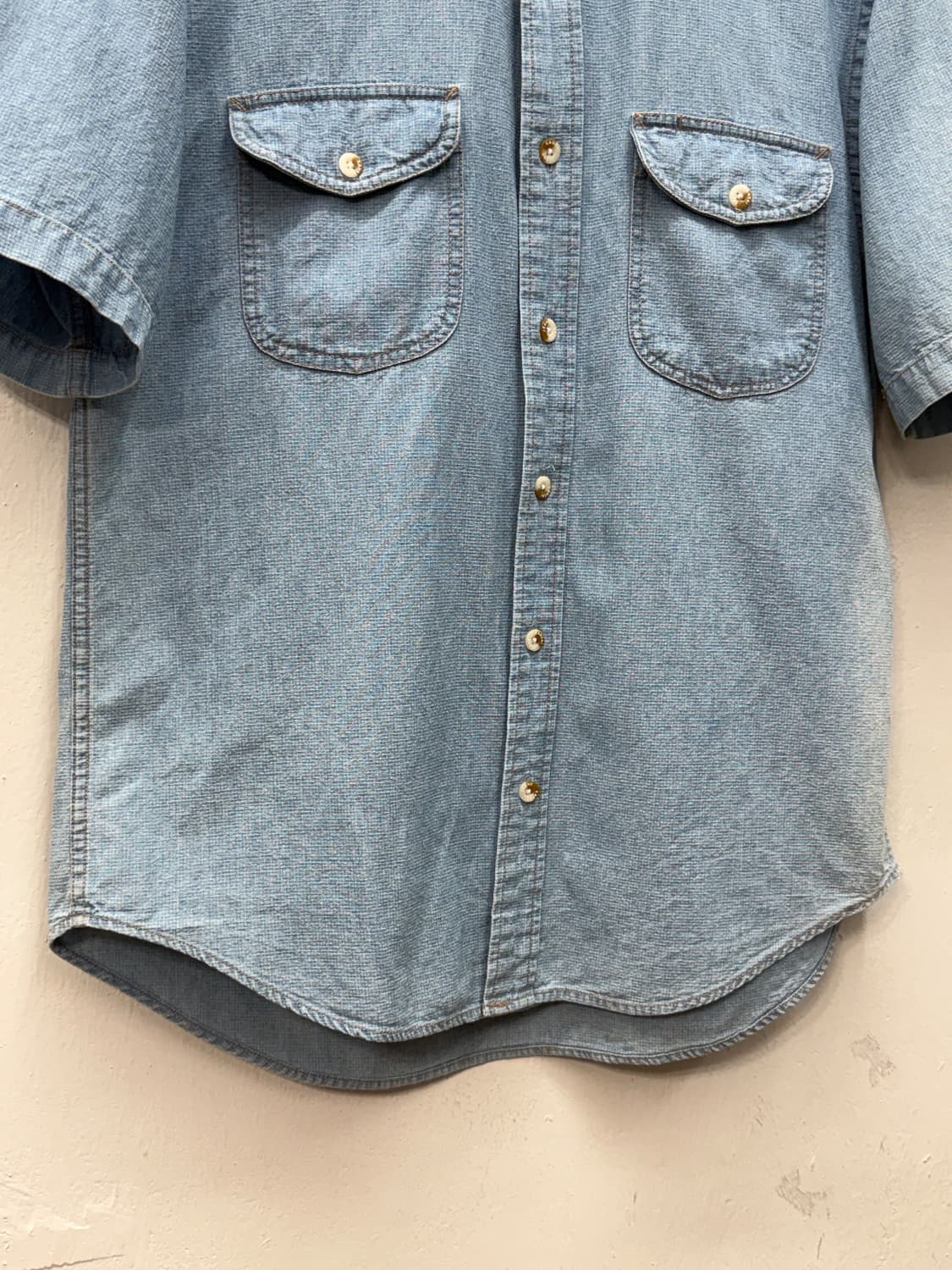 KANSAI Jeans Chambray Short Sleeve 상품이미지4