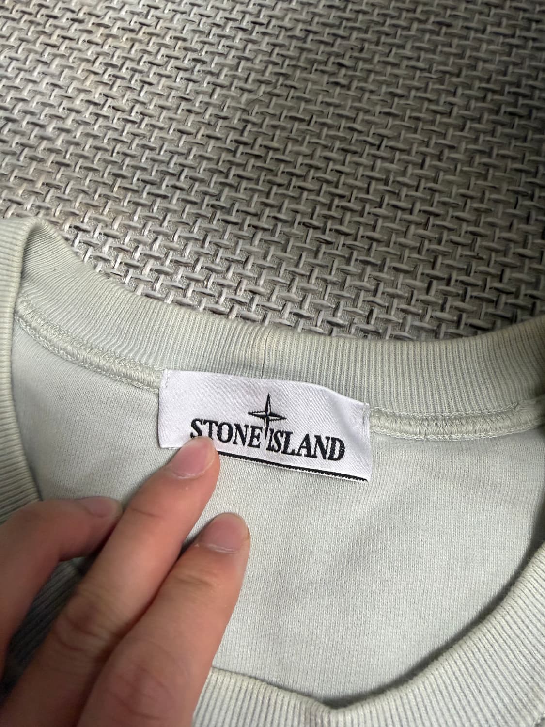 신형/백화점판 스톤아일랜드 민트 맨투맨 xl  상품이미지3