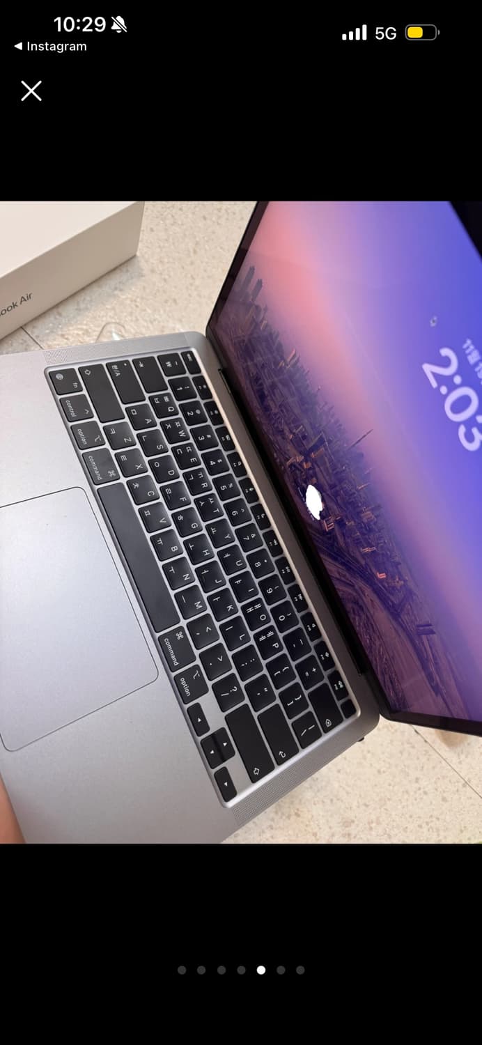 [풀박스] 맥북에어 m1 스그 16g 1테라 상품이미지5