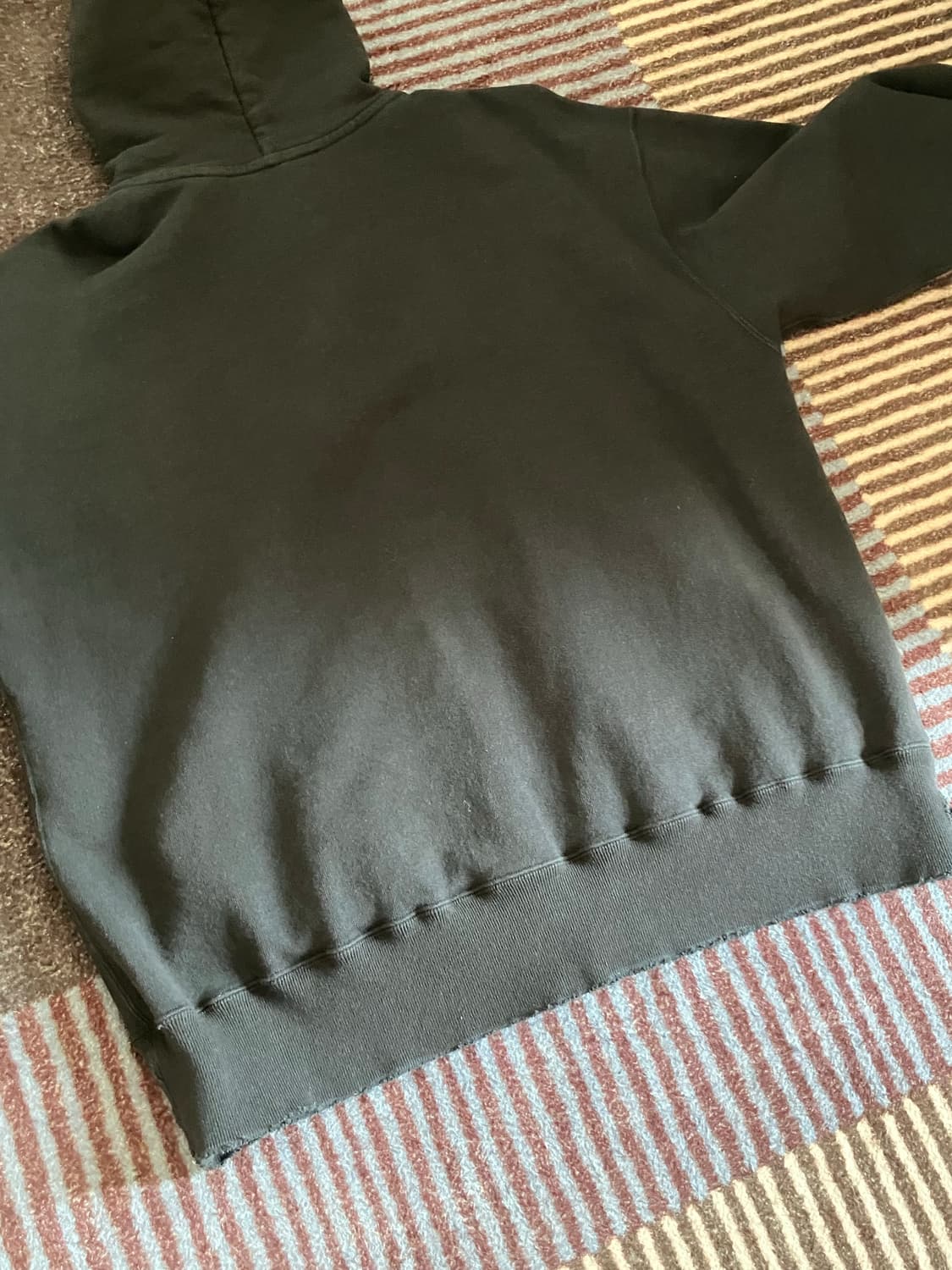 안셀름 / 데미지 후드집업 / 블랙 상품이미지5