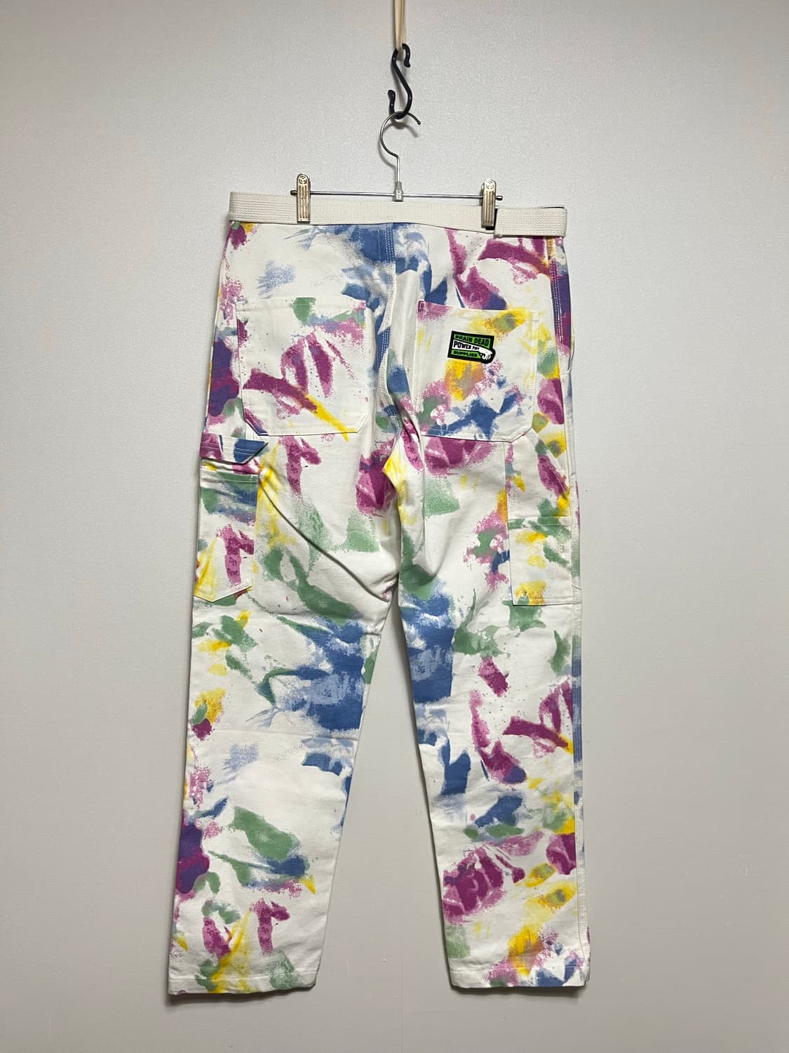 브레인데드(Brain Dead)의 화이트 페인팅 카펜터 팬츠 새상품 S 상품이미지7