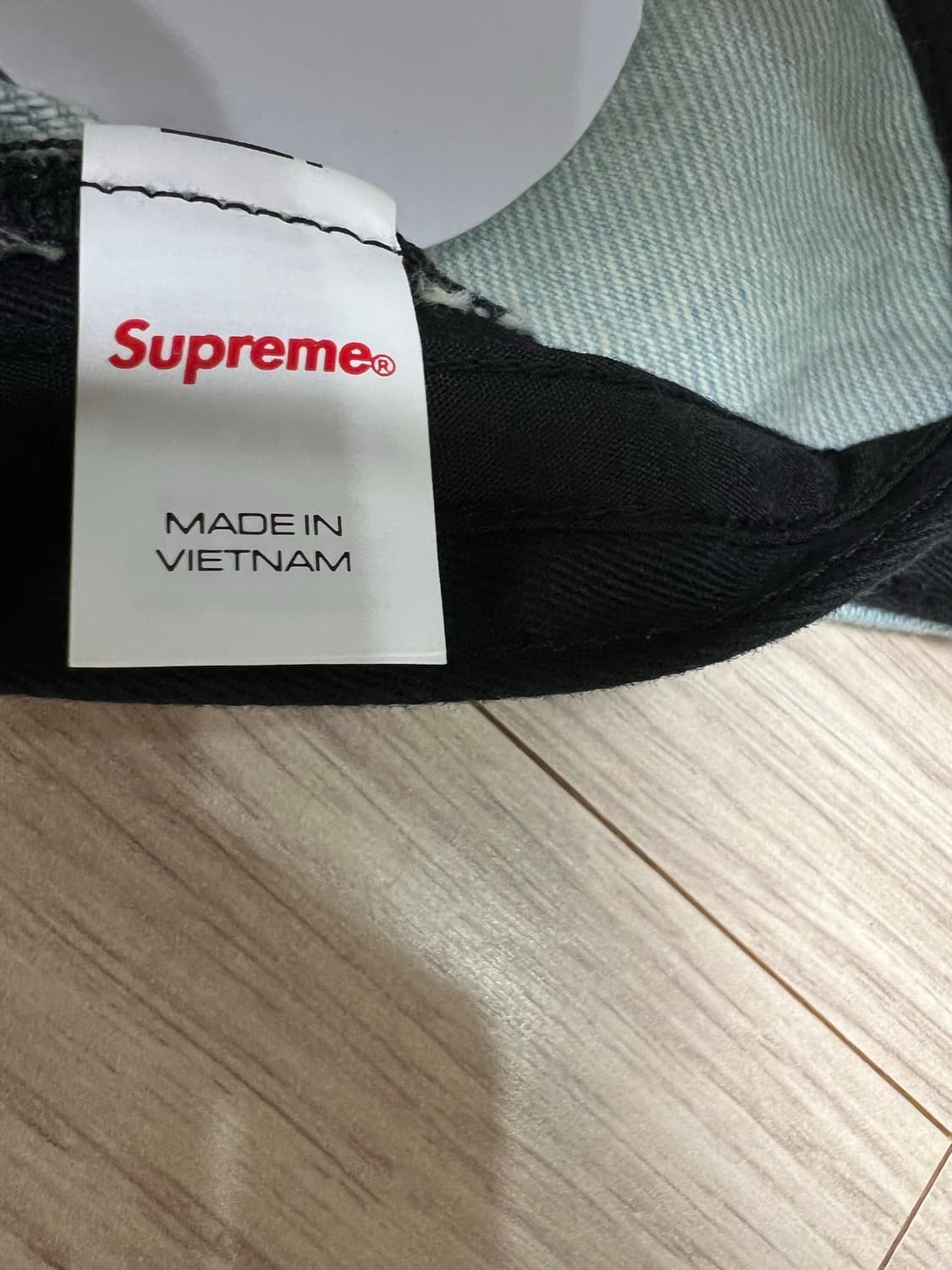 슈프림 25ss 데님 캠프캡 상품이미지6