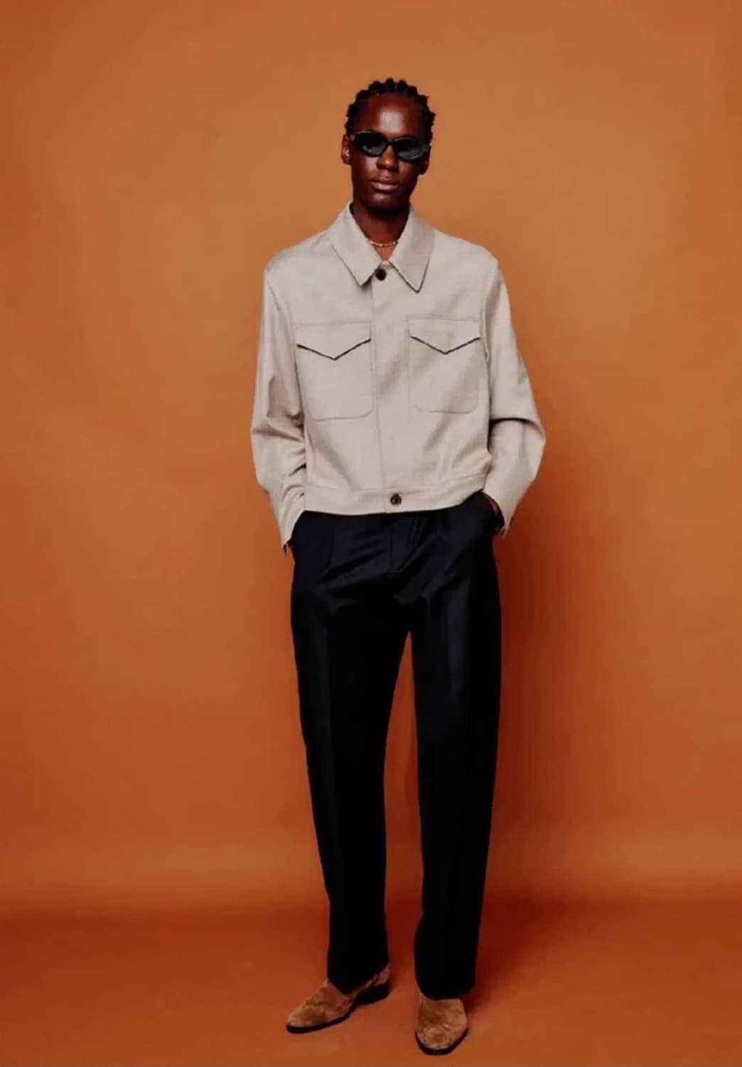 토니웩 샌드 패치 포켓 헤링본 울 필드 자켓 PN8529 상품이미지2