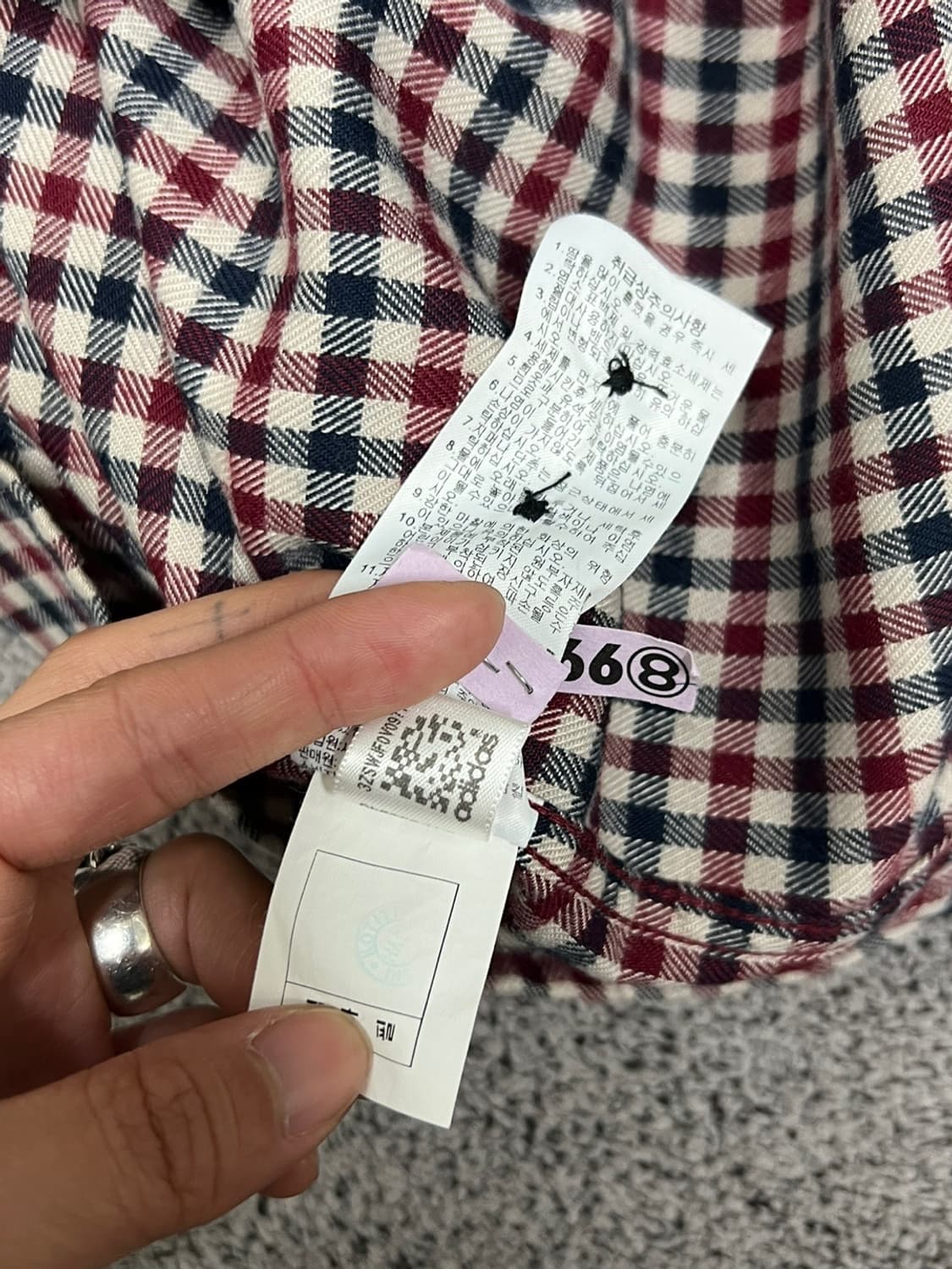 (100) 아디다스 골프 체크 남방 상품이미지4